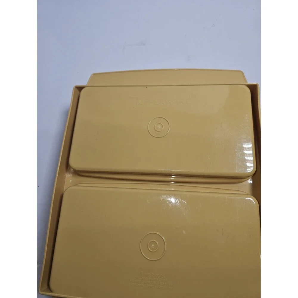 VINTAGE Tupperware Deviled Egg Carrier Saver Tote Travel Holder 16 Eggs